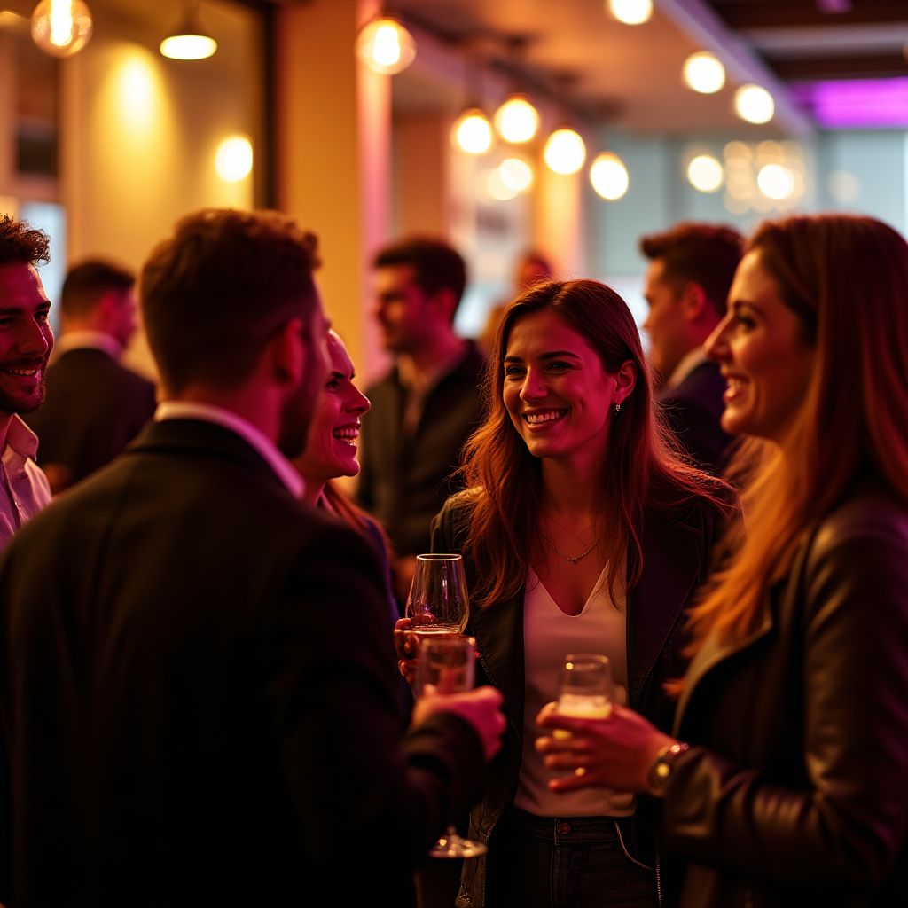 Evento de networking para alumnos y profesionales.